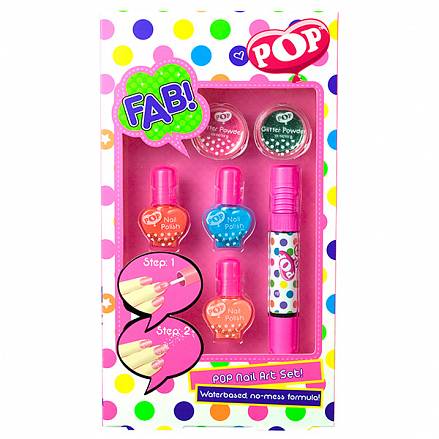 Набор детской декоративной косметики для ногтей из серии Pop 